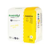 Bambiboo Cottonwear, pieluchy jednorazowe ekologiczne, z bawełną organiczną, Maxi, rozmiar 4, 9-14 kg, 24 sztuki - miniaturka zdjęcia produktu
