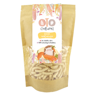 OtoLandia OTO Chrupki dynia, marchewka, pałeczki, 25 g USZKODZONE OPAKOWANIE - zdjęcie produktu