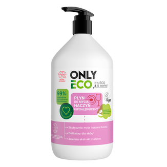 OnlyEco, płyn do mycia naczyń, hipoalergiczny, 1000 ml - zdjęcie produktu