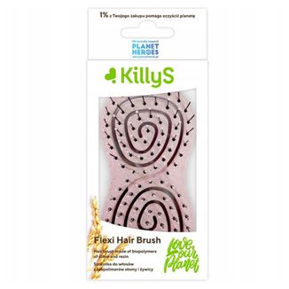 KillyS, biodegradowalna, wentylowana szczotka do włosów, Flexi Hair Brush - zdjęcie produktu