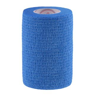 5E, bandaż kohezyjny Non-Woven Economic, lateksowy, niebieski, 7,5 cm x 4,5 m - zdjęcie produktu
