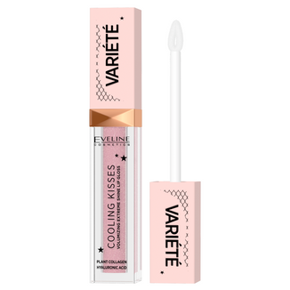 Eveline Cosmetics Variete Cooling Kiss, błyszczyk zwiększający objętość ust z efektem chłodzącym, nr 02, 6,8 ml - zdjęcie produktu