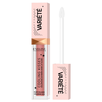 Eveline Cosmetics Variete Cooling Kiss, błyszczyk zwiększający objętość ust z efektem chłodzącym, nr 03, 6,8 ml - zdjęcie produktu