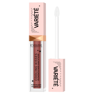 Eveline Cosmetics Variete Cooling Kiss, błyszczyk zwiększający objętość ust z efektem chłodzącym, nr 04, 6,8 ml - zdjęcie produktu