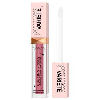 Eveline Cosmetics Variete Cooling Kiss, błyszczyk zwiększający objętość ust z efektem chłodzącym, nr 05, 6,8 ml - zdjęcie produktu