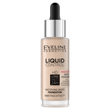 Eveline Cosmetics Liquid Control HD, podkład matujący,  nr 02, Soft Porcelain, 32 ml - miniaturka zdjęcia produktu