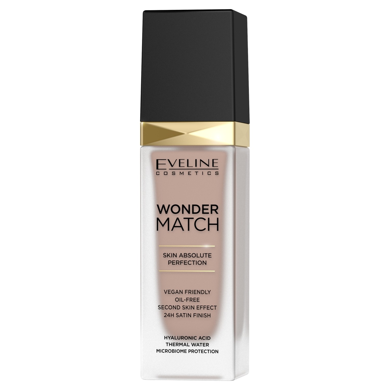 Nieznana Eveline Cosmetics Wonder Match 45 Honey, luksusowy podkład dopasowujący się, 30 ml