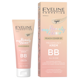 Eveline Cosmetics My Beauty Elixir, pielęgnujący krem BB, peach cover nr 01 light, 30 ml - miniaturka zdjęcia produktu