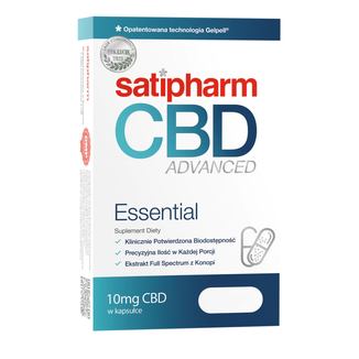 Satipharm CBD Advance Essential, 15 kapsułek dojelitowych - zdjęcie produktu