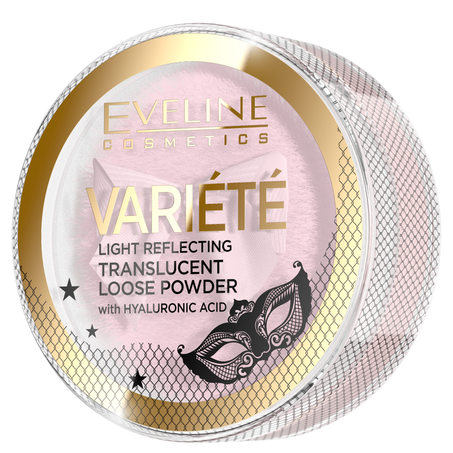 Nieznana Eveline Cosmetics Variete, sypki puder odbijający światło, transparentny, 6 g