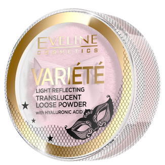 Eveline Cosmetics Variete, sypki puder odbijający światło, transparentny, 6 g - zdjęcie produktu