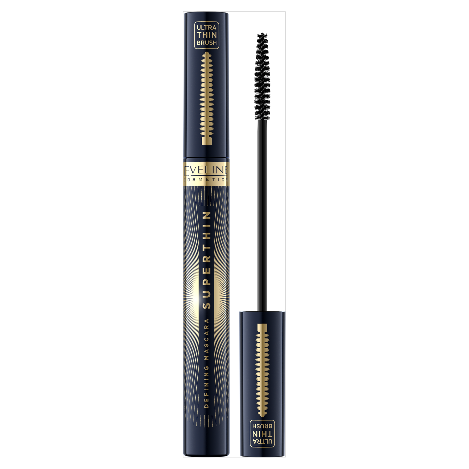 Nieznana Eveline Cosmetics Superthin Defining, tusz do rzęs z precyzyjną szczoteczką, 6 ml — Składniki i ocena