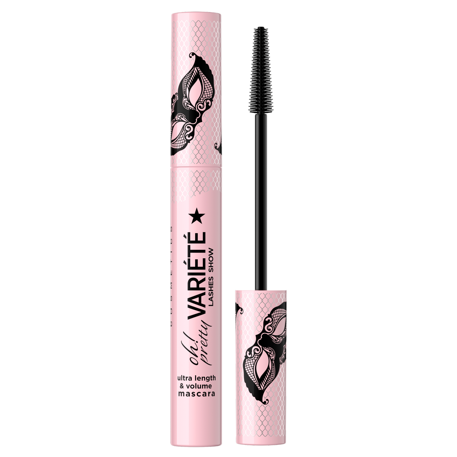 Nieznana Eveline Cosmetics Variete Lashes Show Oh Pretty, tusz do rzęs wydłużający, Black, 10 ml — Składniki i ocena