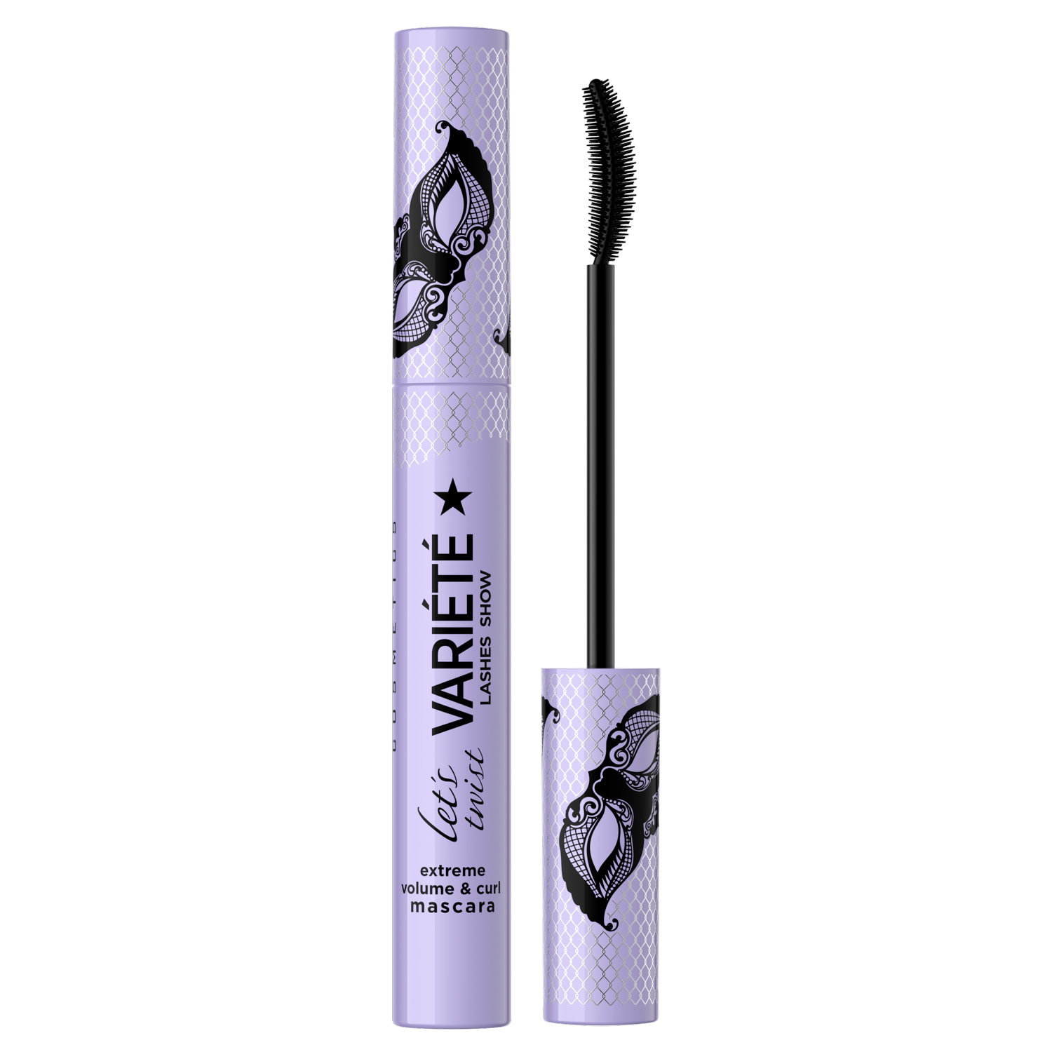 Nieznana Eveline Cosmetics Variete Lashes Show Lets Twist, tusz do rzęs podkręcający i zwiększający objętość, Black, 10 ml — Składniki i ocena