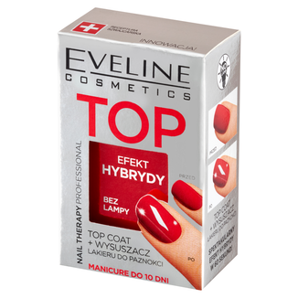 Eveline Cosmetics Nail Therapy, top coat i wysuszacz lakieru do paznokci, 5 ml - zdjęcie produktu