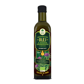 Dary Natury Olej z nasion ostropestu plamistego ekologiczny, tłoczony na zimno, 250 ml KRÓTKA DATA - zdjęcie produktu
