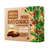 Dobra Kaloria Mini batoniki z nerkowców a'la latte waniliowe, bez dodatku cukru, 6 sztuk - miniaturka zdjęcia produktu
