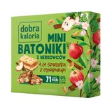 Dobra Kaloria Mini batoniki z nerkowców a'la szarlotka z cynamonem, bez dodatku cukru, 6 sztuk - miniaturka zdjęcia produktu