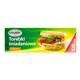 Grosik, torebki śniadaniowe, 17 cm x 24 cm, 100 sztuk - miniaturka zdjęcia produktu