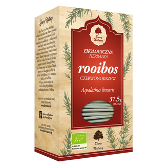 Dary Natury Rooibos Czerwonokrzew, herbatka ekologiczna, 1,5 g x 25 saszetek USZKODZONE OPAKOWANIE - zdjęcie produktu