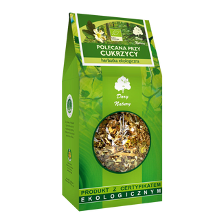 Dary Natury Herbatka Polecana Przy Cukrzycy, ekologiczna, 150 g - zdjęcie produktu