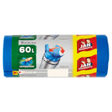 Jan Niezbędny, worki na śmieci, Easy-Pack, niebieskie, 60 l, 20 sztuk - miniaturka zdjęcia produktu