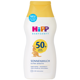 HiPP Babysanft, balsam ochronny na słońce, SPF 50+, 200 ml - zdjęcie produktu