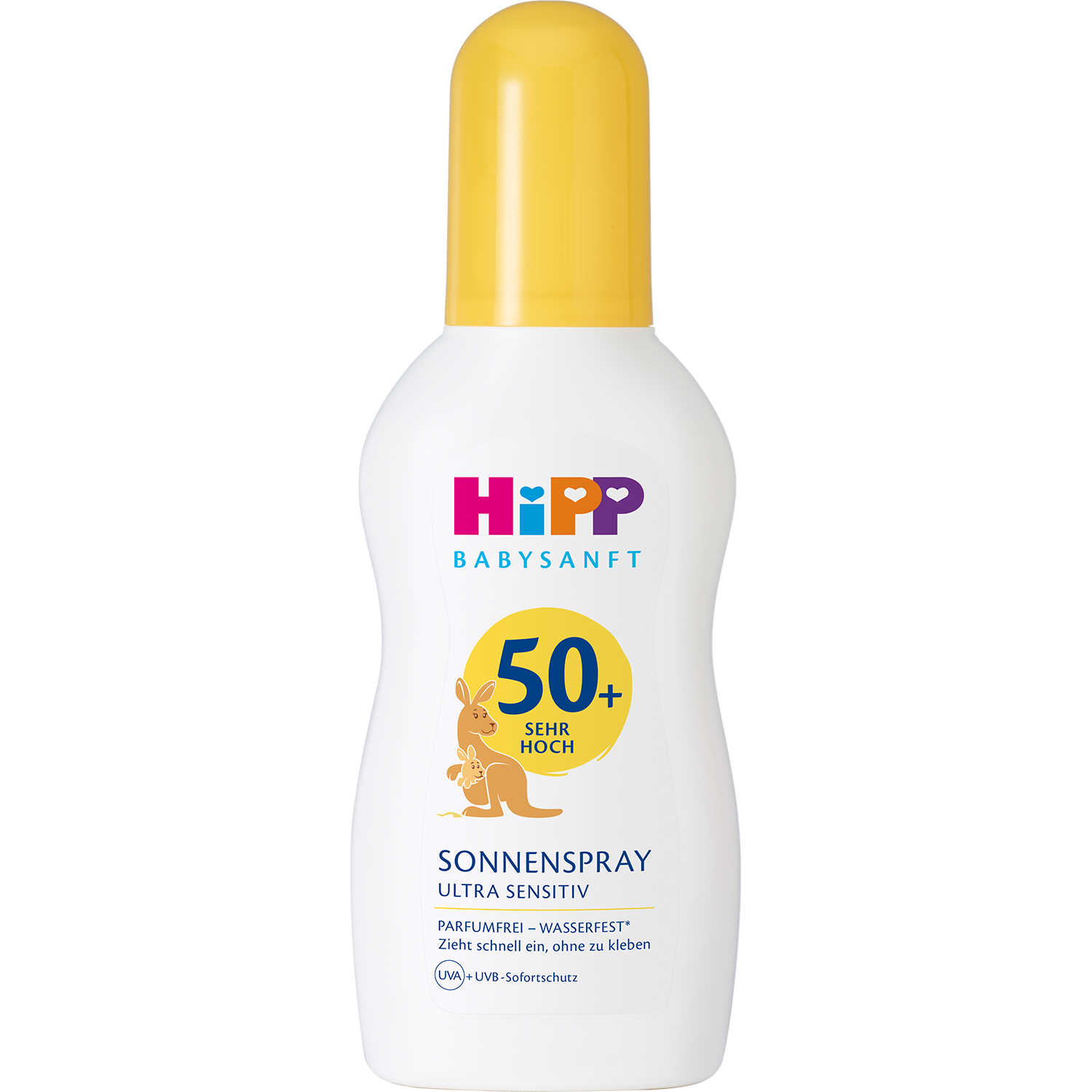 Nieznana HiPP Babysanft, balsam ochronny na słońce, spray, SPF 50+, 150 ml