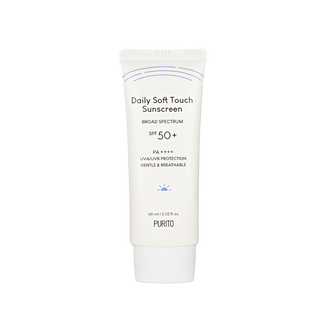 Purito Daily Soft Touch Sunscreen, krem przeciwsłoneczny z ceramidami, SPF 50+, 60 ml - zdjęcie produktu