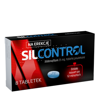 Silcontrol 25 mg, 8 tabletek - zdjęcie produktu