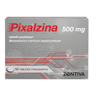 Pixalzina 500 mg, 50 tabletek powlekanych - zdjęcie produktu