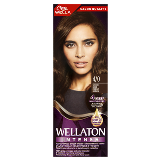 Wellaton, krem intensywnie koloryzujący, 4/0 średni brąz, 110 ml - zdjęcie produktu