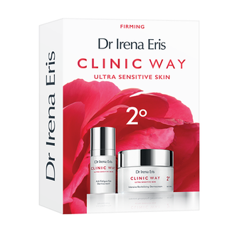 Zestaw Dr Irena Eris Clinic Way 2°, dermokrem intensywnie rewitalizujący, 50 ml + dermokrem pod oczy redukujący objawy zmęczenia, 15 ml - zdjęcie produktu