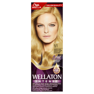 Wellaton, krem intensywnie koloryzujący, 9/1 rozświetlony popielaty blond, 110 ml - zdjęcie produktu
