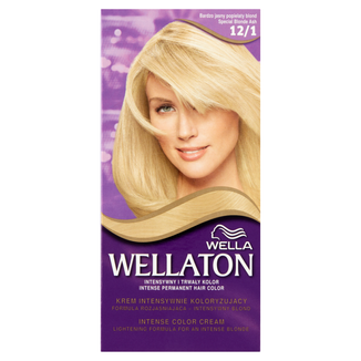 Wellaton, krem intensywnie koloryzujący, 12/1 bardzo jasny popielaty blond, 110 ml - zdjęcie produktu