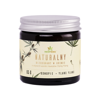 HempKing, naturalny dezodorant konopny z CBD,  wanilia i kwiaty Ylang Ylang, 65 g - zdjęcie produktu