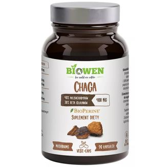 Biowen Chaga, 90 kapsułek - zdjęcie produktu