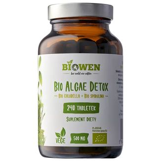 Biowen Bio Algae Detox, 240 tabletek USZKODZONE OPAKOWANIE - zdjęcie produktu