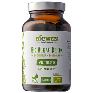 Biowen Bio Algae Detox, 240 tabletek - zdjęcie produktu