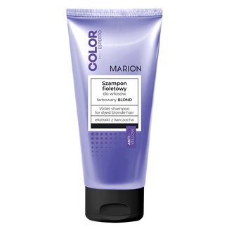 Marion Color Esperto, fioletowy szampon do włosów farbowanych, blond, 200 ml - zdjęcie produktu