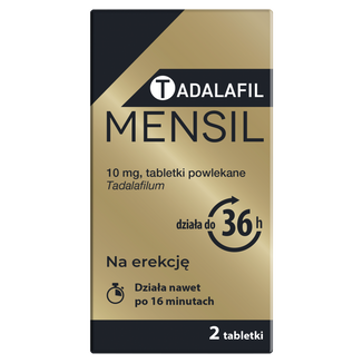 Tadalafil Mensil 10 mg, 2 tabletki powlekane - zdjęcie produktu