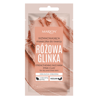 Marion Różowa Glinka, wzmacniająca maseczka do twarzy, 8 ml - zdjęcie produktu