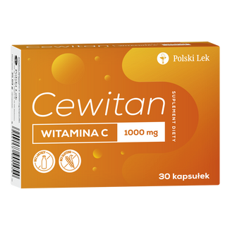 Cewitan Witamina C 1000 mg, 30 kapsułek KRÓTKA DATA - zdjęcie produktu