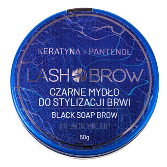 Lash Brow, czarne mydło do stylizacji brwi, keratyna + pantenol, 50 g KRÓTKA DATA - zdjęcie produktu