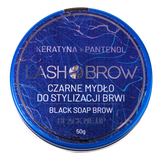 Lash Brow, czarne mydło do stylizacji brwi, keratyna + pantenol, 50 g - miniaturka zdjęcia produktu