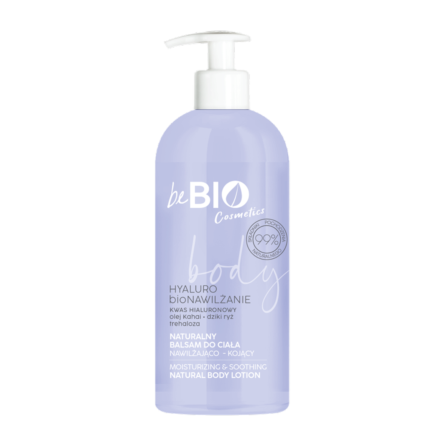 beBIO Ewa Chodakowska beBIO Cosmetics Hyaluro bioNawilżanie, naturalny balsam do ciała, nawilżająco-kojący, 350 ml