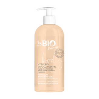 beBIO Cosmetics Hyaluro bioOdżywianie, naturalny balsam do ciała, łagodząco-odżywczy, 350 ml - zdjęcie produktu