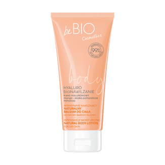 beBIO Cosmetics Hyaluro bioNawilżanie, naturalny balsam do ciała, intensywnie nawilżający, 200 ml - zdjęcie produktu