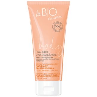 beBIO Cosmetics Hyaluro bioNawilżanie, naturalny balsam do ciała, intensywnie nawilżający, 200 ml - zdjęcie produktu