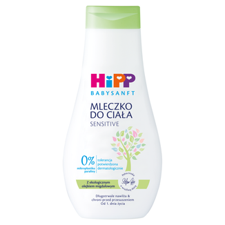 HiPP Babysanft, mleczko pielęgnacyjne, od 1 dnia życia, 350 ml - zdjęcie produktu